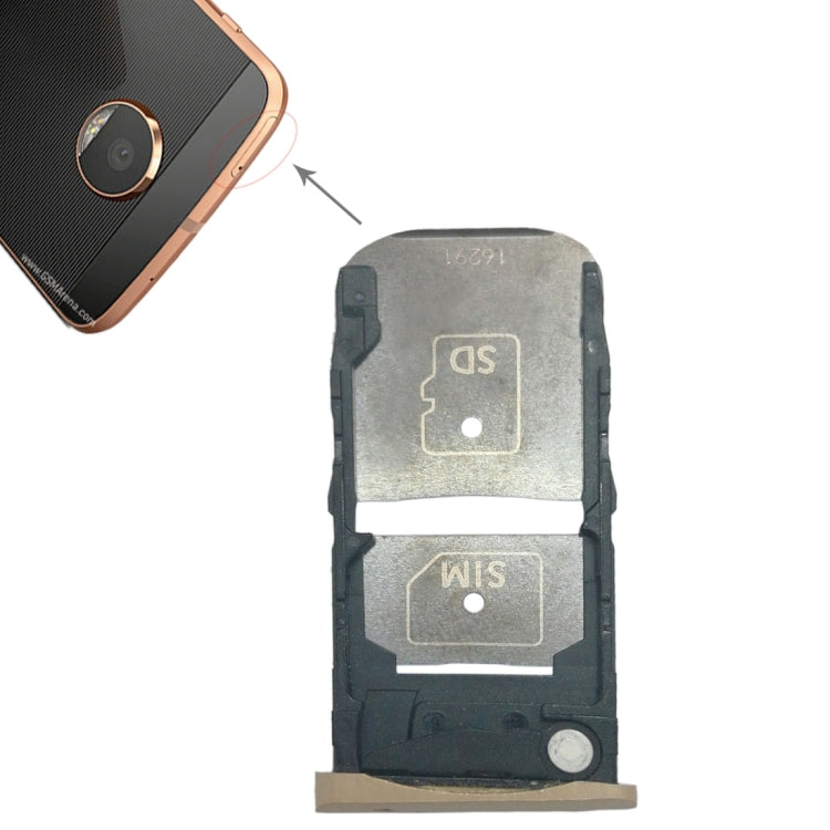 Vassoio scheda SIM + vassoio scheda micro SD per Motorola Moto Z Force, For Moto Z Force Vassoio scheda SIM + vassoio scheda micro SD per Motorola Moto Z Force, For Moto Z Force